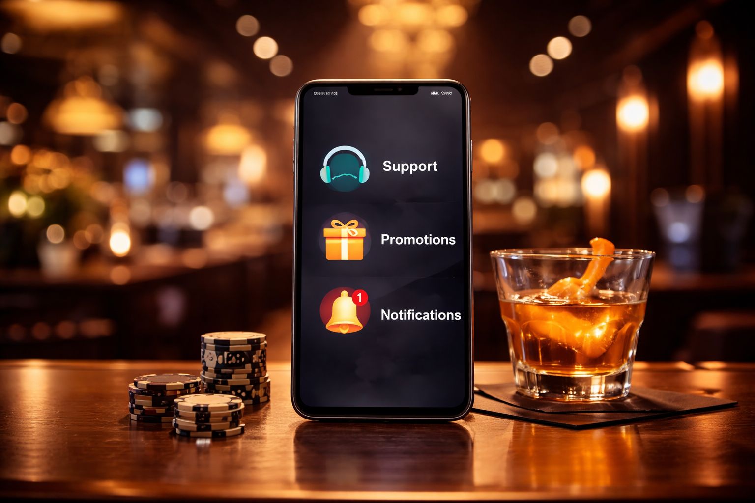 Bonuses, Alerts, And Support Available Inside The App